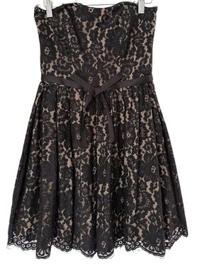 Robert Rodriguez for Target + Neiman Collab Marcus Black Lace Strapless Dress  2